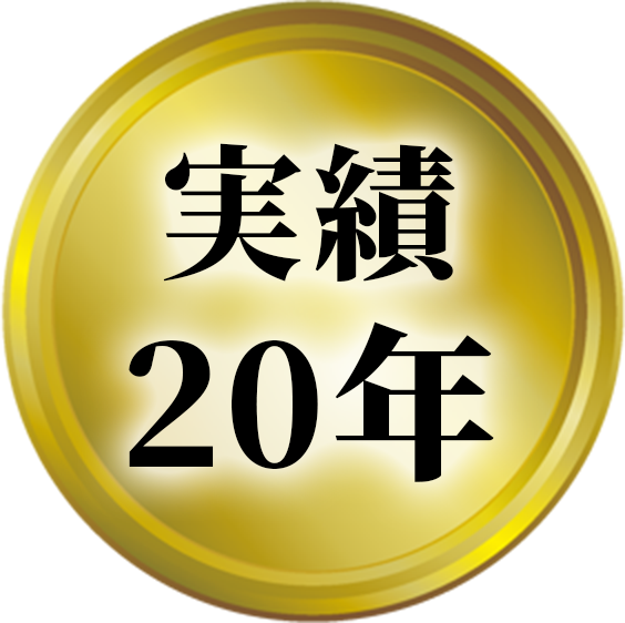 実績20年